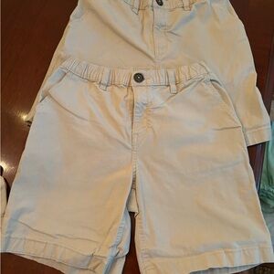 Beige Casual Shorts